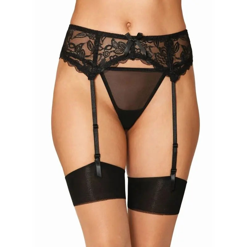 Dreamgirl Lace Garter Belt Black Dreamgirl Discreet Intimate Essentials.