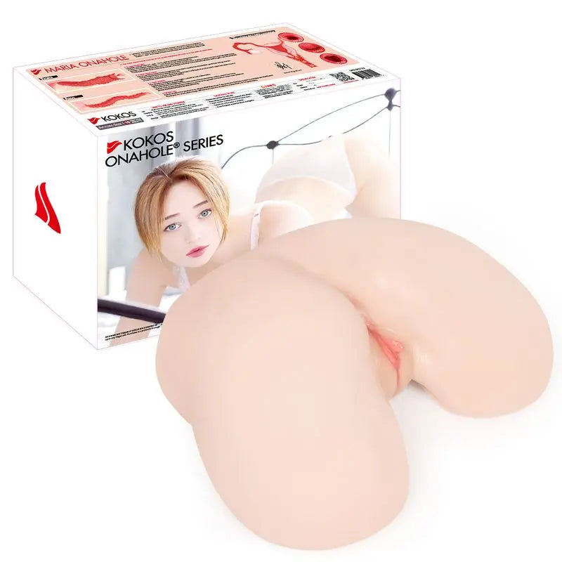 Maria Onahole 3 Butt 1:1 Vaginal and Anal Torso Kokos Discreet Intimate Essentials.