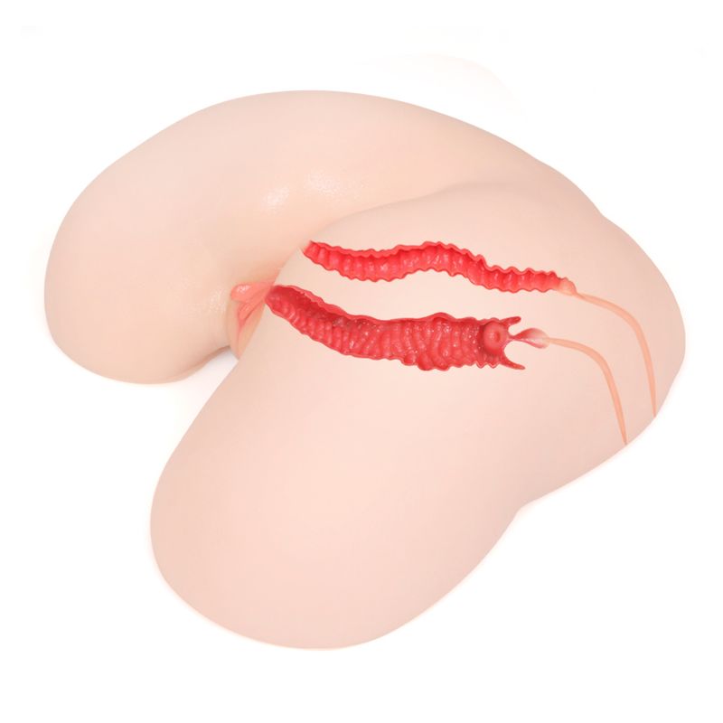 realistic Maria Onahole torso showcasing detailed vaginal and anal features for immersive use.