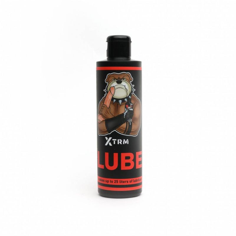 XTRM Lube Powder 225gm (25 Litres) lubricant bottle for mixing with water, creating a crystal clear experience.