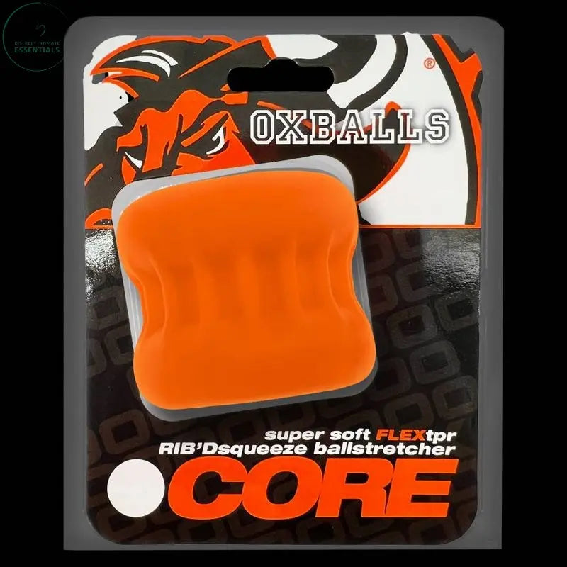 Affordable quality Core Grip Squeeze Ball Stretcher Orange Ice  from OxBalls by Discreet Intimate Essentials with Discreet Delivery 