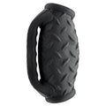 Masterjack Double Penetration JO Black Ice, a heavy, dual textured strokers with a grip handle for enhanced pleasure.