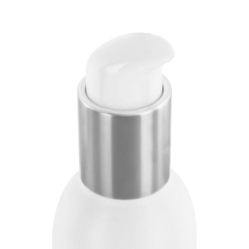 EasyGlide Sensitive Silicone Lubricant 150ml pump top with sleek silver and white design.