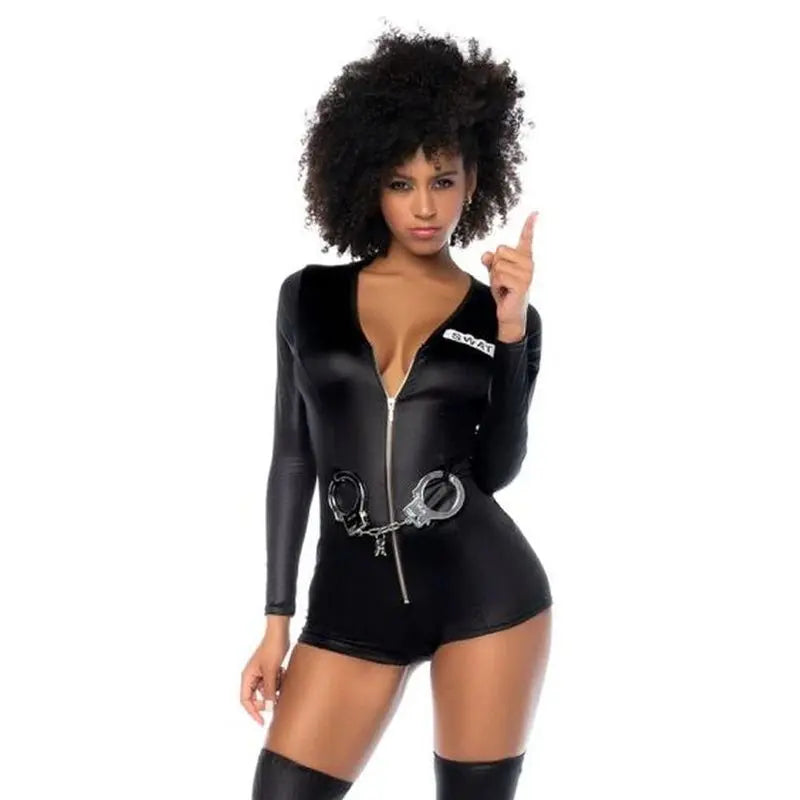 Nurse Costume Vinyl Red Mapale Discreet Intimate Essentials.