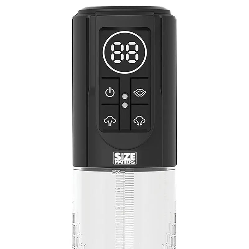 Automatic LCD USB Penis Pump Size Matters Discreet Intimate Essentials.