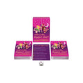 Who Is The Biggest Slut Card Game with playful packaging and cards for naughty confessions drinking game.