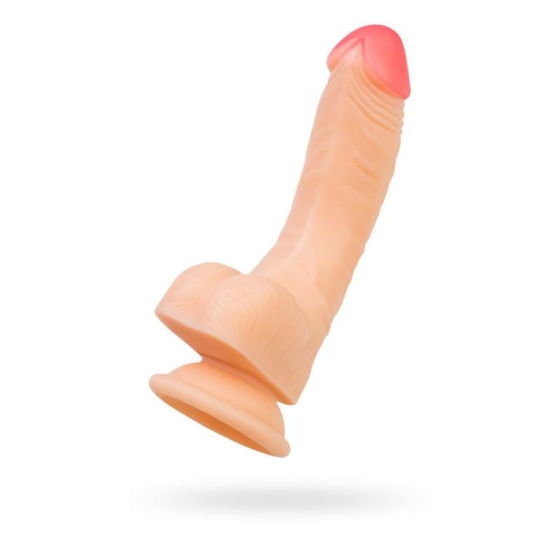 RealStick Nude Dildo Nash - realistic dildo with suction cup, designed for a lifelike experience with vibrant details.