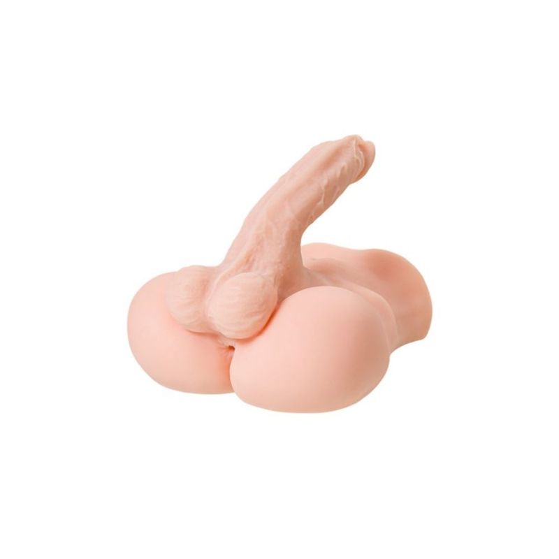 Realistic penis torso toy featuring a 19cm length and detailed design for enhanced pleasure.