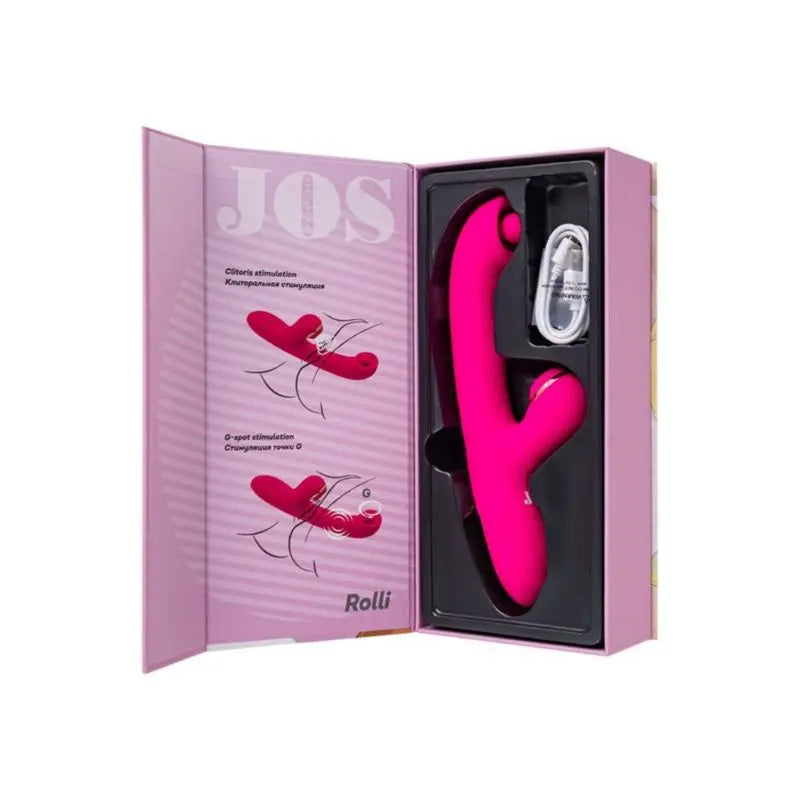 JOS Rolli Stimulating Ball Vibrator with Vaccuum Clitoral Stimulator JOS Discreet Intimate Essentials.