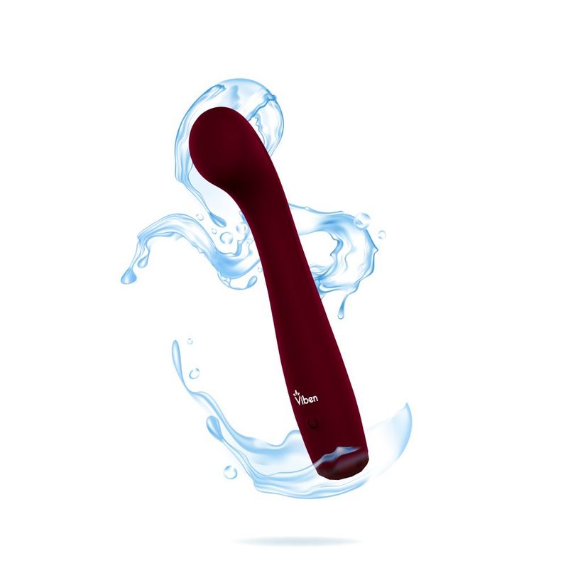 Viben Devotion g-spot vibrator in water, featuring sleek design for intense stimulation.