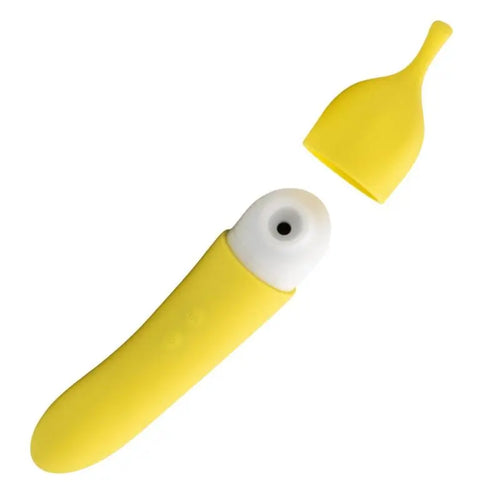 Banana Cream Air Pulse G-Spot Vibrator Natalies Toy Box Discreet Intimate Essentials.