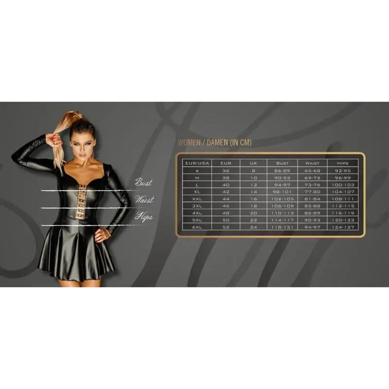 Luminara Mini Dress Noir Discreet Intimate Essentials.