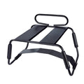 Sex Chair Adjustable Height Black w Handle and Arch Bridge Daytona