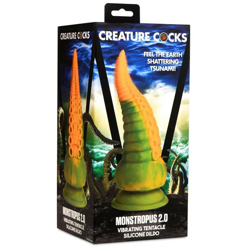 Monstropus 2.0 Vibrating Tentacle Silicone Dildo Creature Cocks Discreet Intimate Essentials.