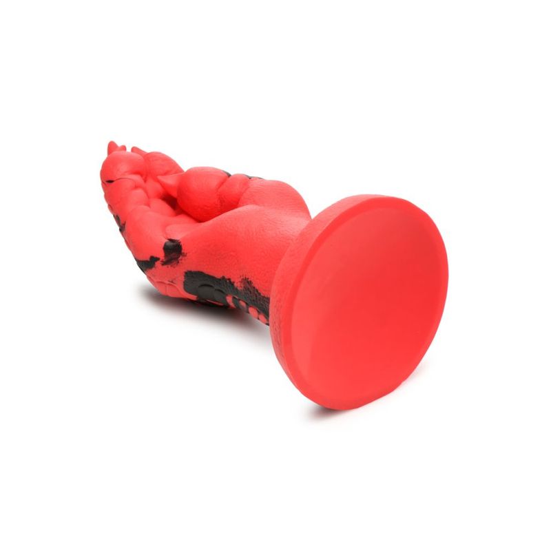 Demon Claw Fisting Silicone Dildo with suction cup base and detailed finger textures.