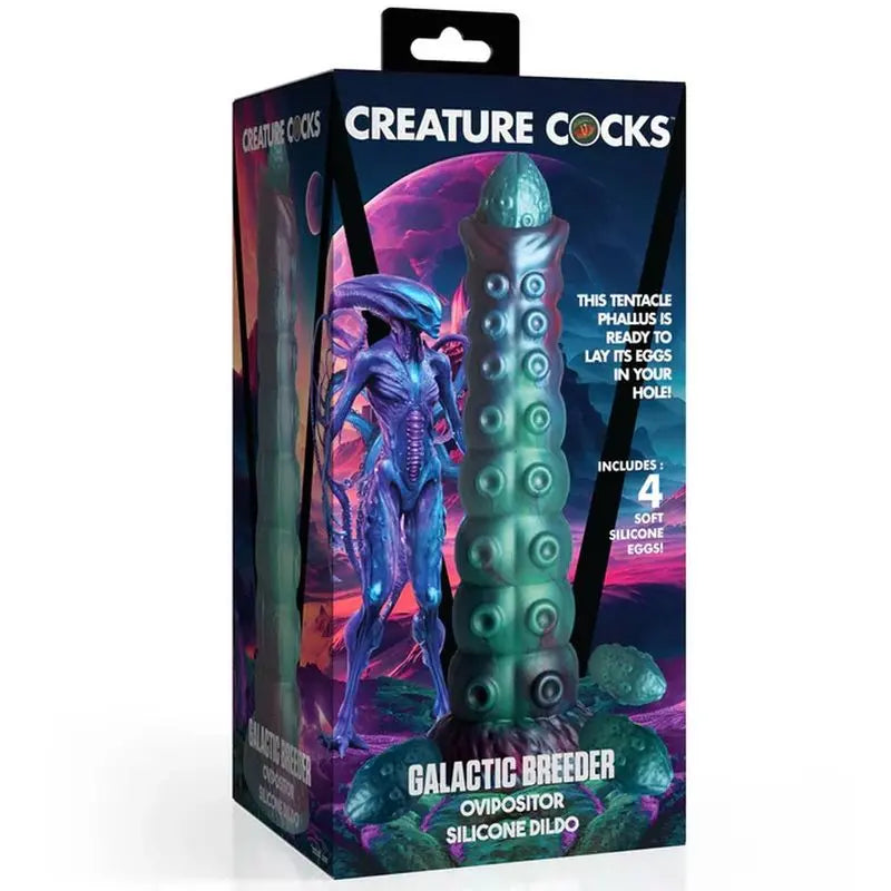 Galactic Breeder Ovipositor Silicone Dildo Creature Cocks Discreet Intimate Essentials.
