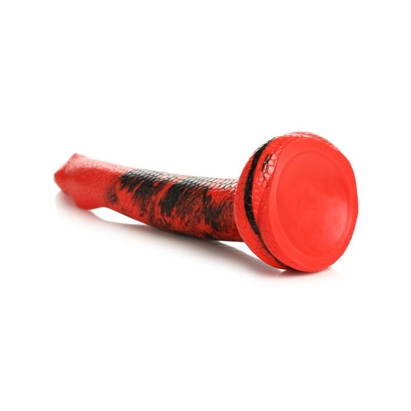 large silicone cobra dildo designed for intense backdoor exploration.