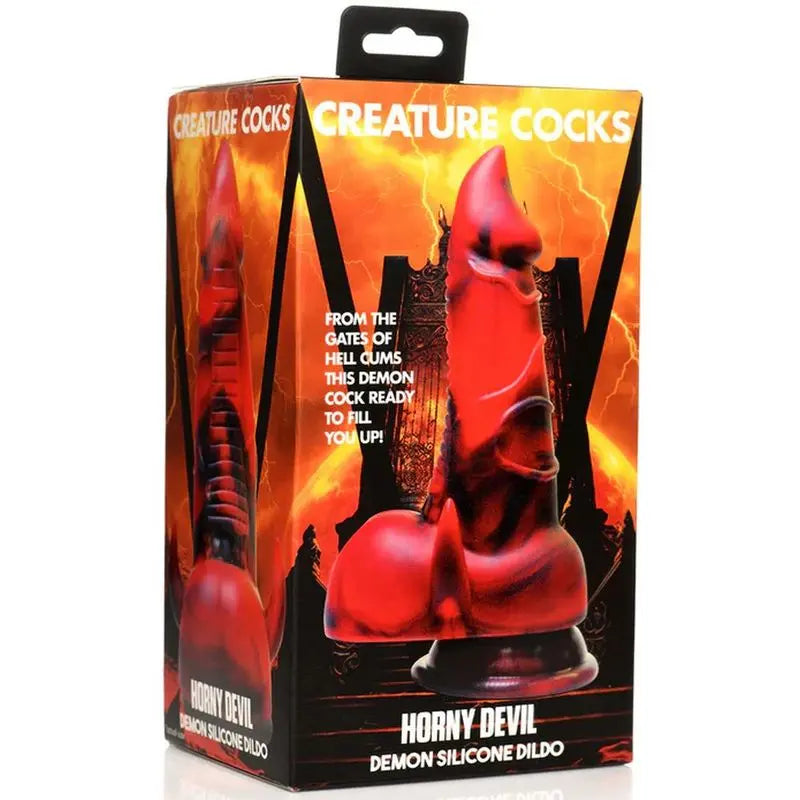 Creature Cocks Horny Devil Demon Silicone Dildo Creature Cocks Discreet Intimate Essentials.
