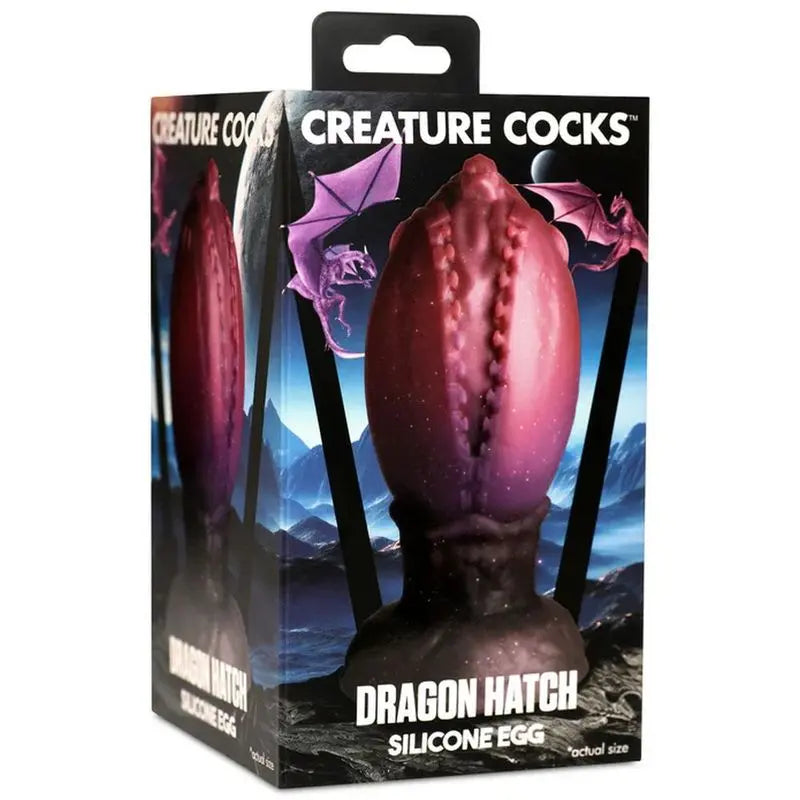 Creature Cocks Dragon Hatch Silicone Egg Creature Cocks Discreet Intimate Essentials.