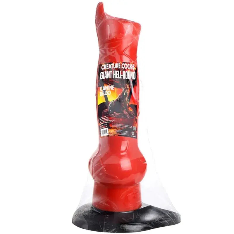 Giant 1 Meter Tall Hell-Hound Canine Dildo Creature Cocks Discreet Intimate Essentials.