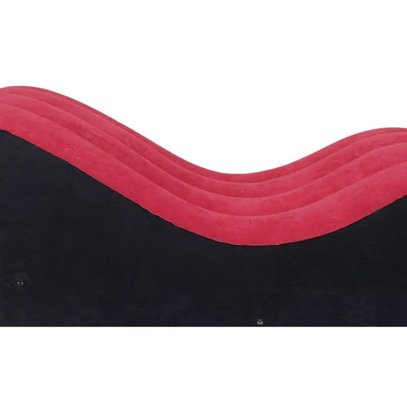 Large 1.5m Inflatable Suede Love Lounge with Handrail Daytona Discreet Intimate Essentials.
