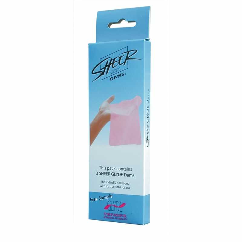 Oral Sheer Dam 3 Pc Creme Vanilla Four Seasons Discreet Intimate Essentials.