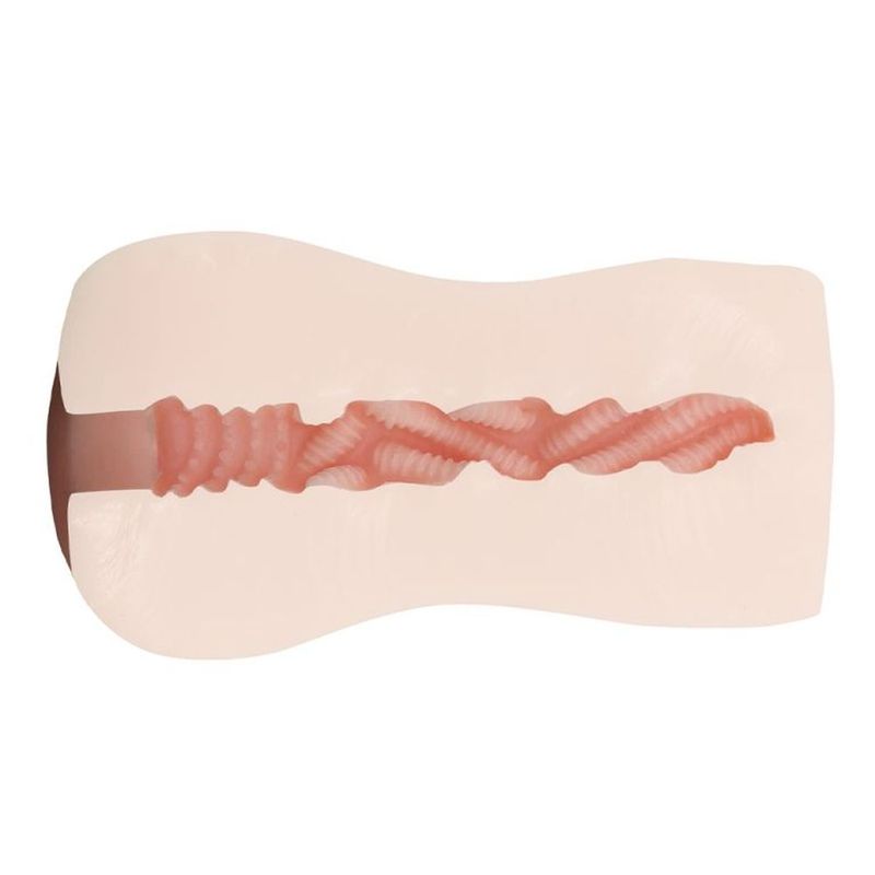 Mankitsuchu Zorihida realistic male masturbator featuring a realistic textured interior design.