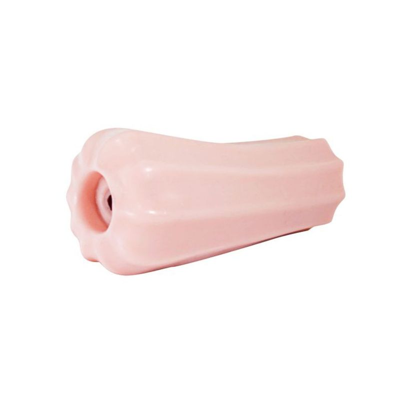 Virgin Devil Girl's Pleasure Demon Infinity Masturbator in soft pink, designed for ultimate pleasure and stimulation.
