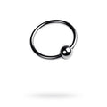 30mm metal penis head ring showcasing a closed ring design with a stimulating bead.