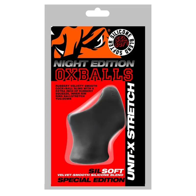 Affordable quality Unit-X Stretch Tug-Down Ball Stretch Night  from OxBalls by Discreet Intimate Essentials with Discreet Delivery 