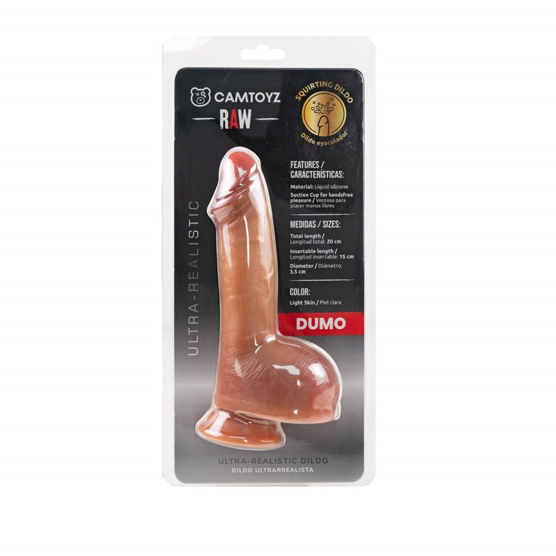 Affordable quality Ultra Realistic 20cm Silicone Dildo Dumo  from RAW by Discreet Intimate Essentials with Discreet Delivery 