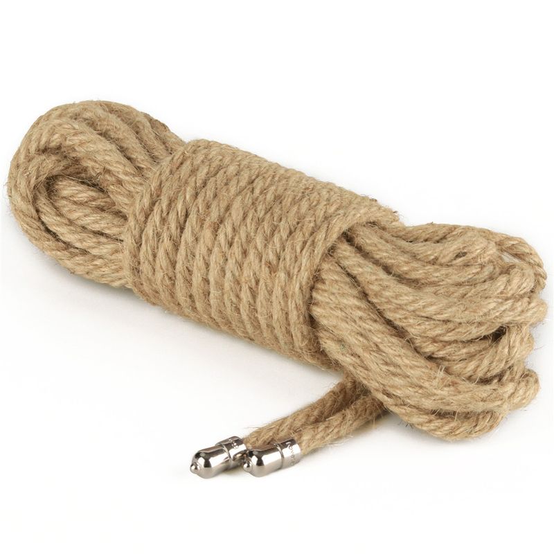 Rebellion Reign Rustic 10m Hemp Bondage Rope for authentic and tactile bondage experiences.