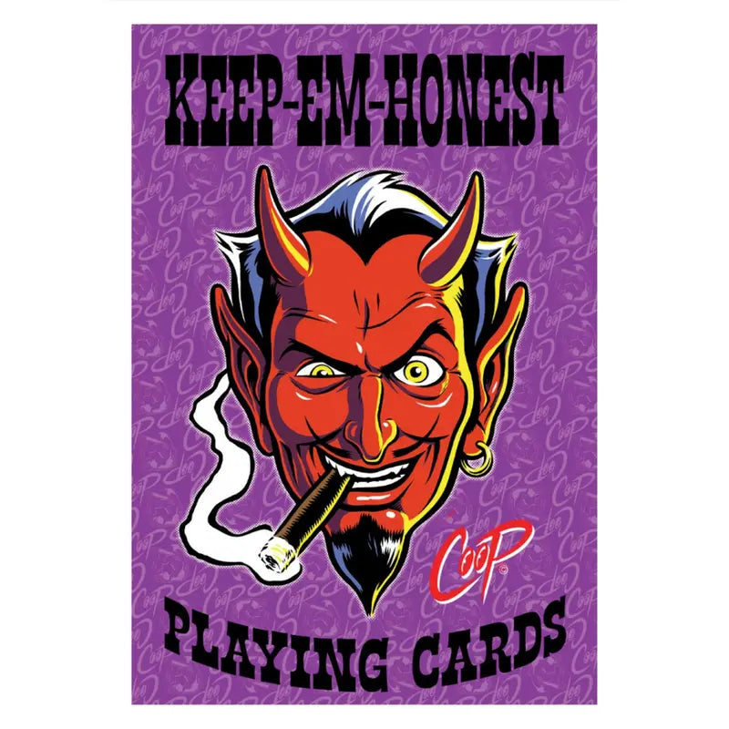 Keep em Honest Playing Cards Wood Rocket Discreet Intimate Essentials.