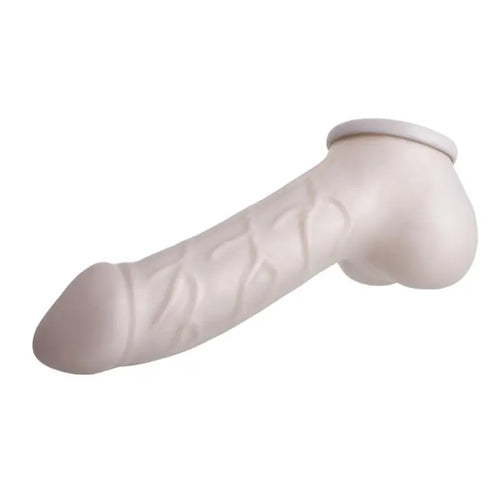 Carlos Latex Cock Sleeve Silver Sport Fucker Discreet Intimate Essentials.