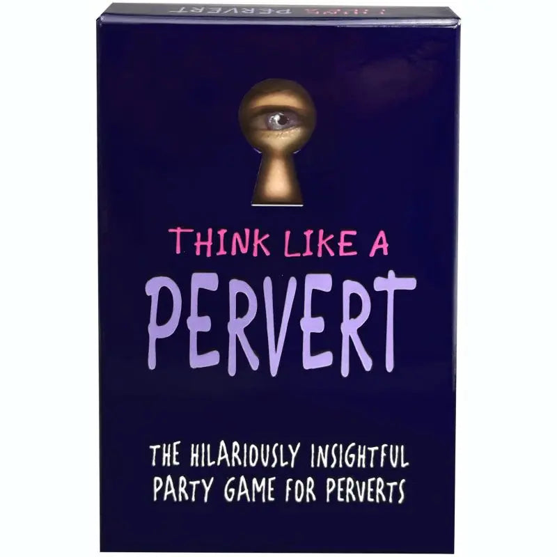 Think Like A Pervert Card Game Kheper Games Discreet Intimate Essentials.
