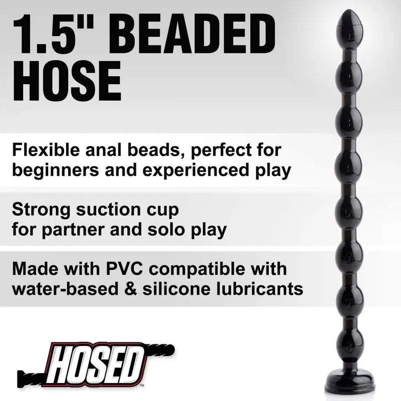 Hosed 19in Beaded Anal Snake Hosed Discreet Intimate Essentials.