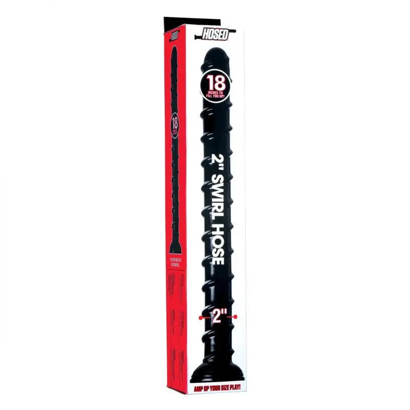 Hosed 18in Swirl Thick Anal Snake Hosed Discreet Intimate Essentials.