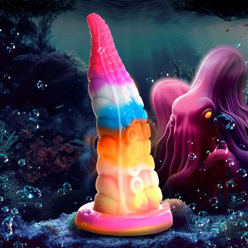 Luminoctopus GITD Tentacle Dildo Creature Cocks Discreet Intimate Essentials.