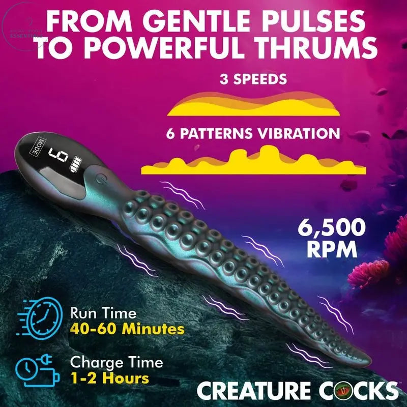 Affordable quality Tentavibe Silicone Vibrator  from Creature Cocks by Discreet Intimate Essentials with Discreet Delivery 
