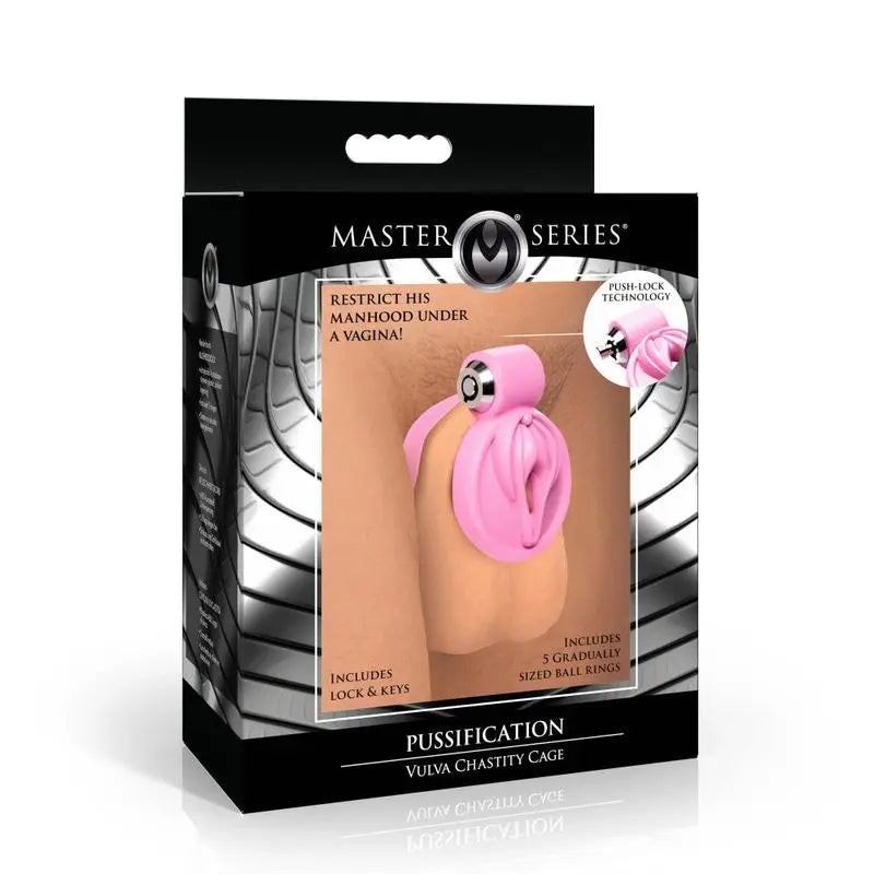 Pussification Vulva Chastity Cage Master Series Discreet Intimate Essentials.