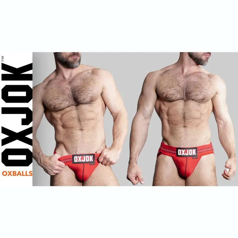 Oxballs Slingjock Upthrust Slider-Strap Jock Red Hot OxBalls Discreet Intimate Essentials.