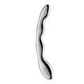Satisfyer Cosmic Crest 2 Metal Dildo for G-spot stimulation, high-quality metal, dual-ended design, body-safe, easy to clean.