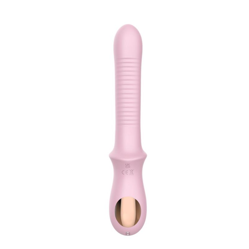 SXE Juliet USB 20 Mode Massage Wand featuring a sleek pink design for targeted relaxation and pleasure.