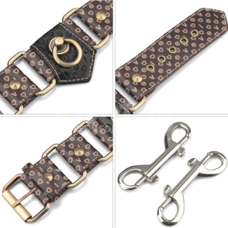 Close-up of deluxe handcuffs with spikes showing unique design elements and robust metal clasps.