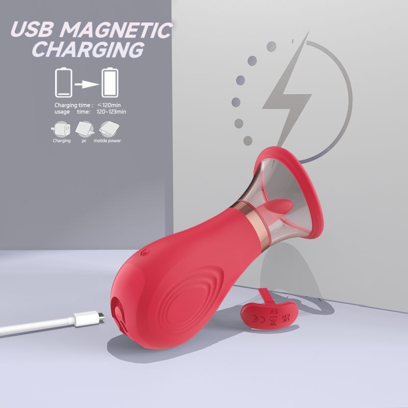 Sybil 3-in-1 Sucking Licking Tickling Stimulator S-Hande