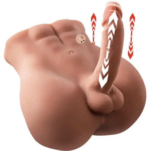 Bartlett 5kg USB Auto Thrusting 15cm Male Cock and Ass XISE Discreet Intimate Essentials.