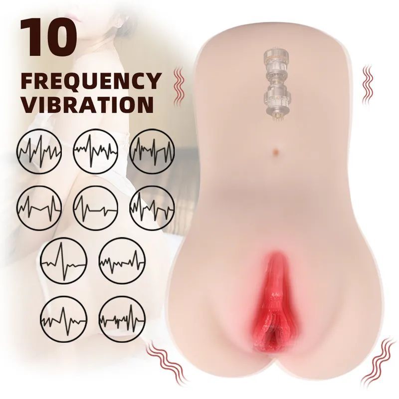 Eden Vibrating Vaginal Masturbator showcasing 10 frequency vibration modes for enhanced pleasure.