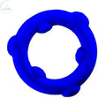 Affordable quality Spinner Silicone Ring Blue  from OxBalls by Discreet Intimate Essentials with Discreet Delivery 