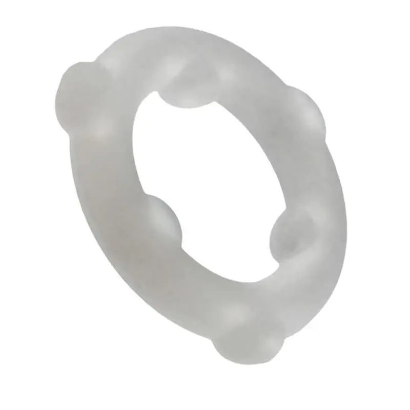 Spinner Silicone Ring Clear OxBalls Discreet Intimate Essentials.