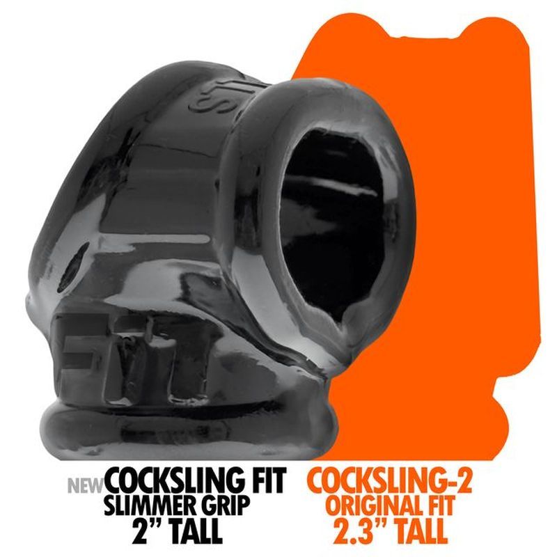 CockSling FIT black slimmer grip product image for enhanced performance and comfort in intimate play.